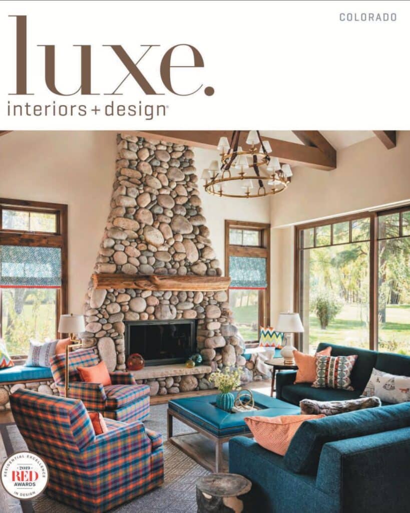 Magazine cover of Luxe Interiors and Design Colorado